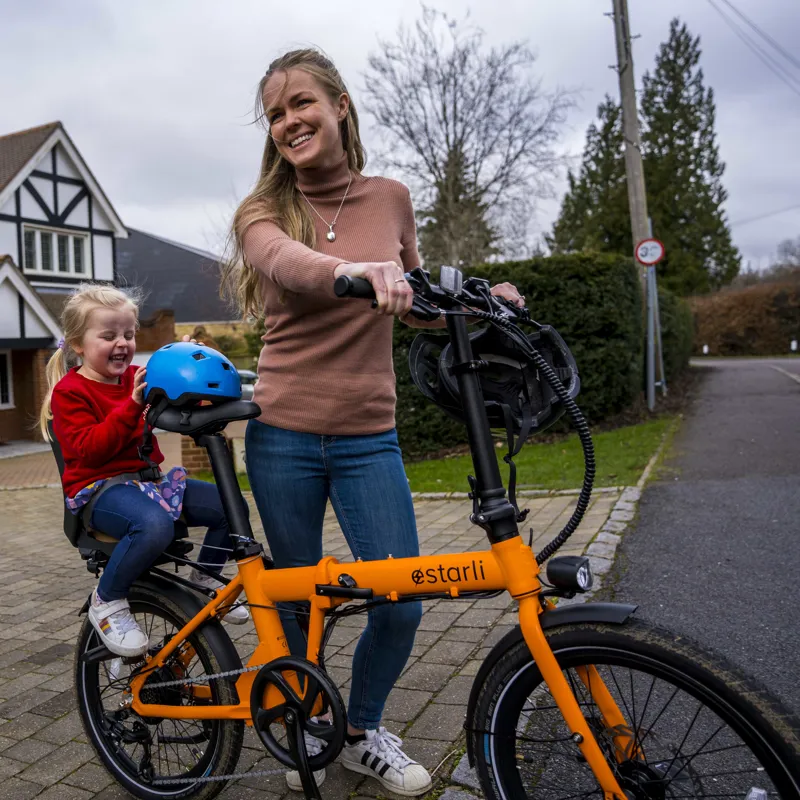 estarli e20 Electric Folding Bike Orange-5